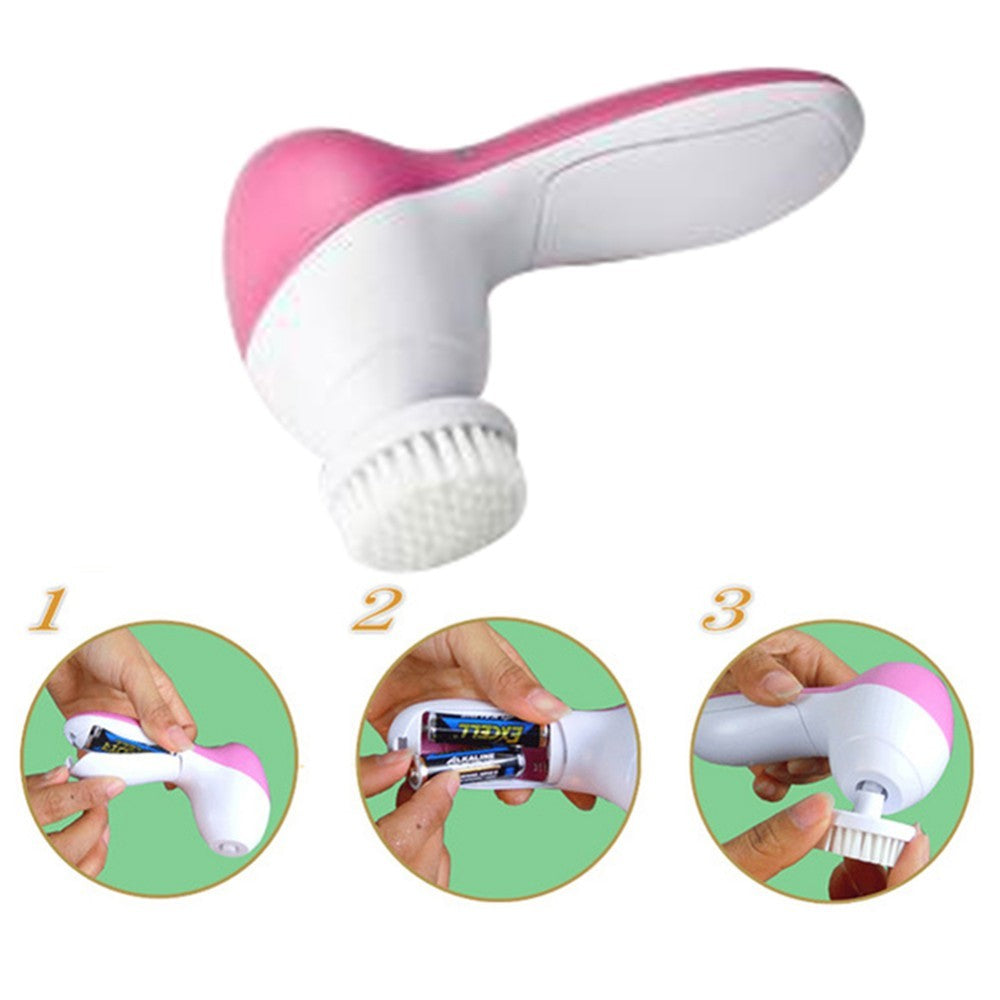 Five-In-One Cleansing Device, Washing Device, Household Electronic Beauty Device, Electric Facial Massager, Cleaning One Piece On Behalf Of